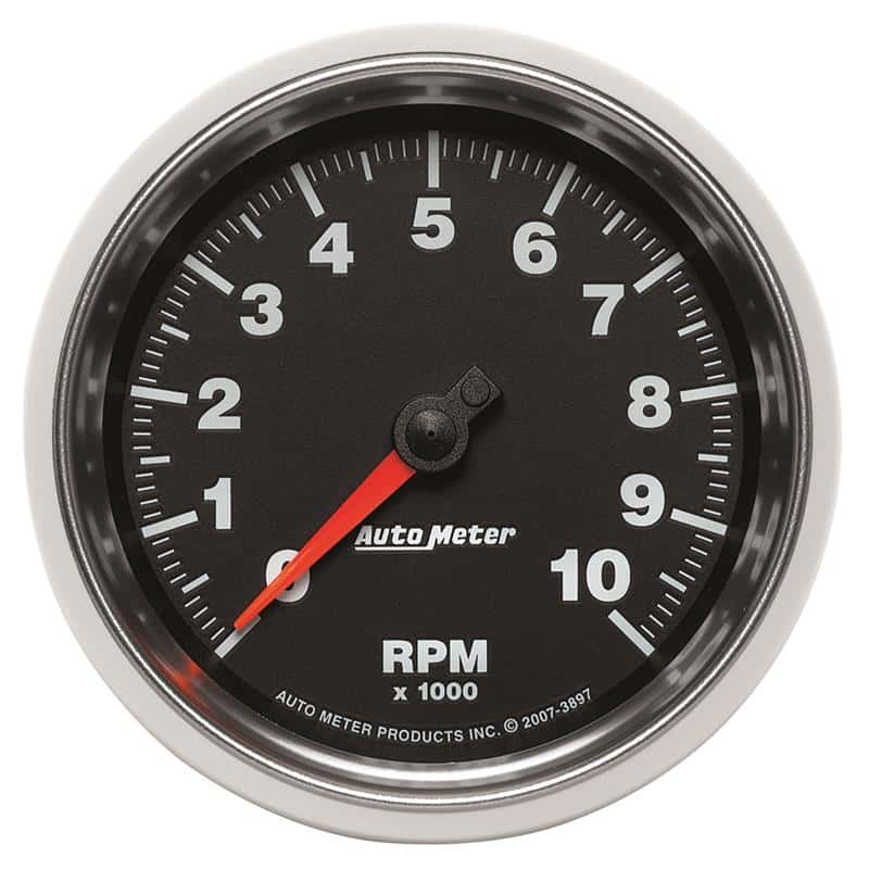 AutoMeter — Autometer GS 3-3/8in 10000 RPM In-Dash Tachometer Gauge
3-3/8" TACH, 10,000 - view 2