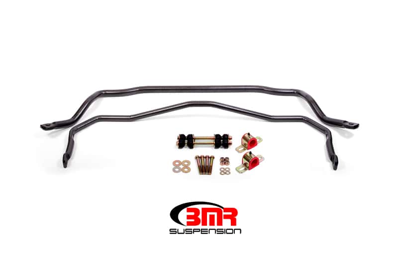 BMR Suspension — BMR 64-72 A-Body Front & Rear Sway Bar Kit w/ Bushings - Black Hammertone
Sway Bar Kit - view 1
