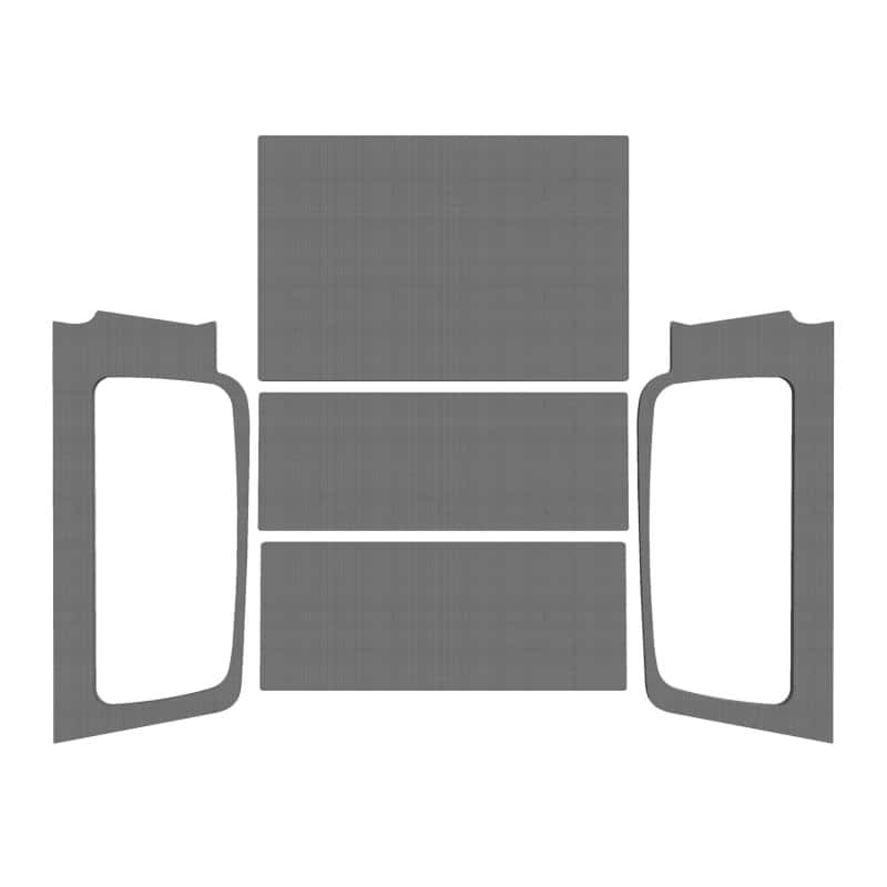 DEI — DEI 04-06 Jeep Wrangler LJ Unlimited Headliner Complete Kit - Gray
Sound Dampening Kit - view 2