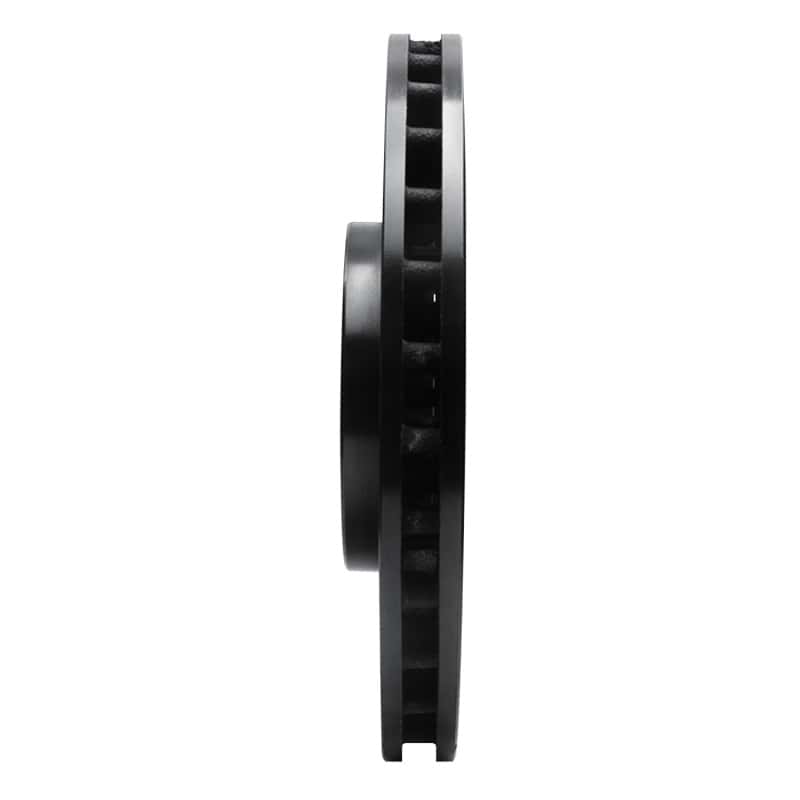 R1 Concepts — R1 04-07 Volvo V70 Front Right Drilled & Slotted Black Brake Rotor
R1 Brake Rotor Drill - view 3