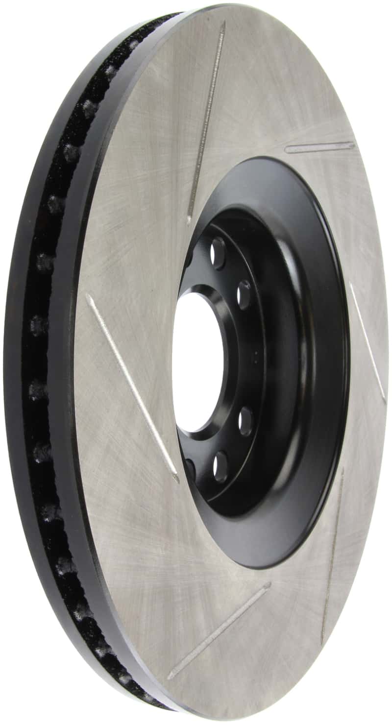 Stoptech — StopTech Power Slot 01-06 Audi Allroad / 05-09 A4 / 6/99-04 A6 / 99-02 S4 Left Front Slotted Rotor
Sport Slotted Rotor
Disc Brake Rotor - view 2