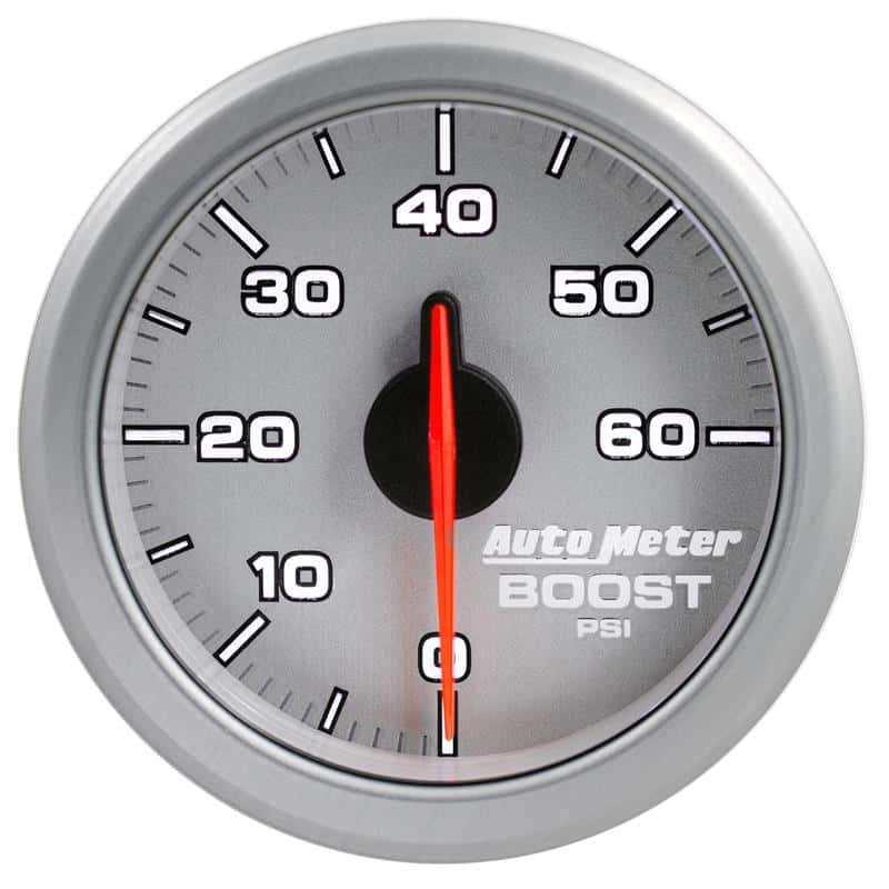 AutoMeter — Autometer Airdrive 2-1/6in Boost Gauge 0-60 PSI - Silver
GA 2" BST AIRDRIV SL - view 1