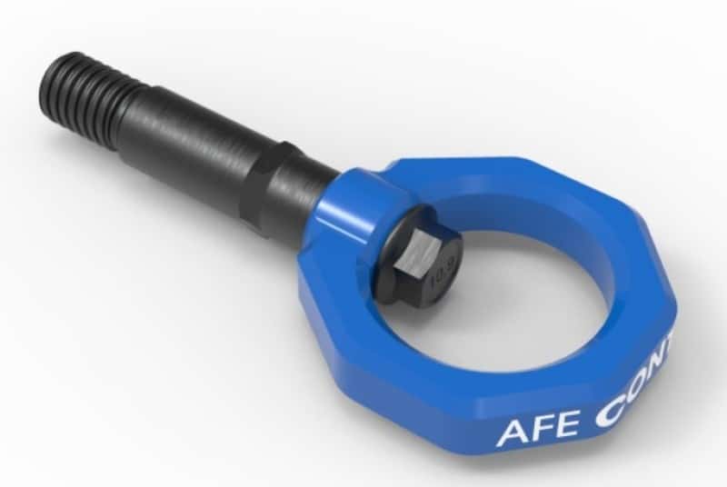 aFe — aFe Control Rear Tow Hook Blue 20-21 Toyota GR Supra (A90)
Rear Tow Hook - view 2