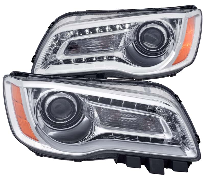 ANZO — ANZO 2011-2014 Chrysler 300 Projector Headlights w/ Plank Style Design Chrome
Head Light Set
HdLtSet - view 2