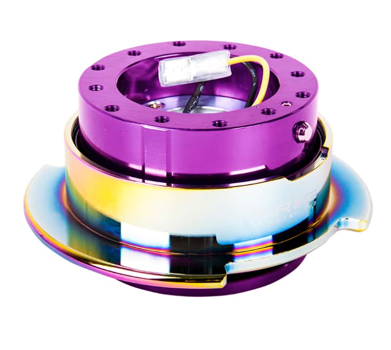 NRG — NRG Quick Release Gen 2.5 - Purple Body / Neochrome Ring - view 3