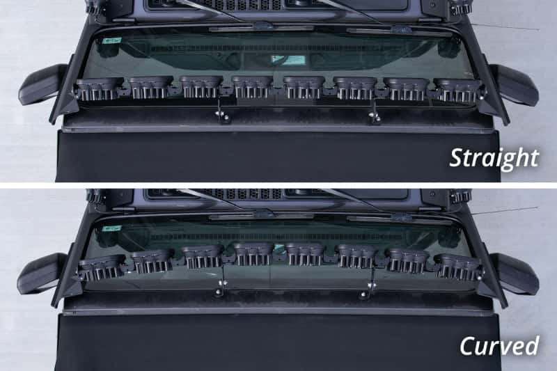 Diode Dynamics — Diode Dynamics Jeep JL SS5 Pro CrossLink Windshield - White Combo Lightbar Kit - view 5