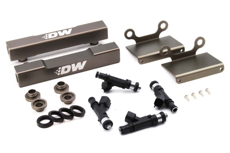 DeatschWerks — DeatschWerks 04-06 Subaru STI/LGT Side Feed to Top Feed Fuel Rail Conv Kit w/ 1000cc Injectors - view 1