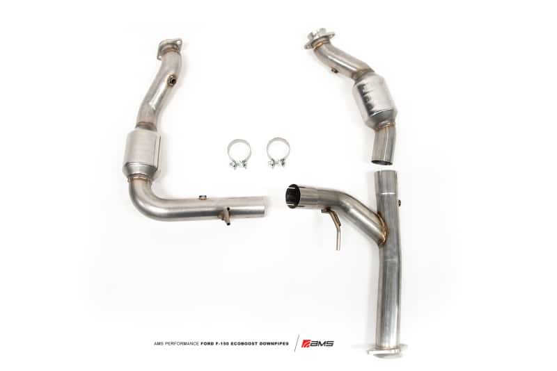 AMS — AMS Performance 2015+ Ford F-150 3.5L Ecoboost (Excl Raptor) Federal EPA Compliant Catted Downpipe
F-150 Downpipe - view 1