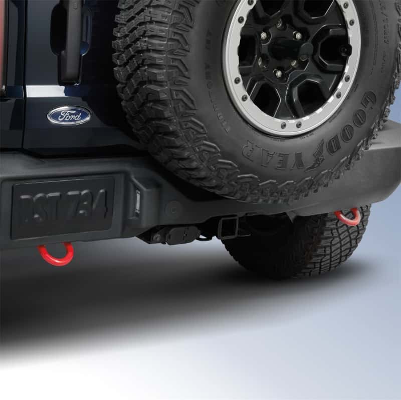 Ford Racing — Ford Racing 21-23 Bronco Rear Tow Hook Pair - Red - view 12