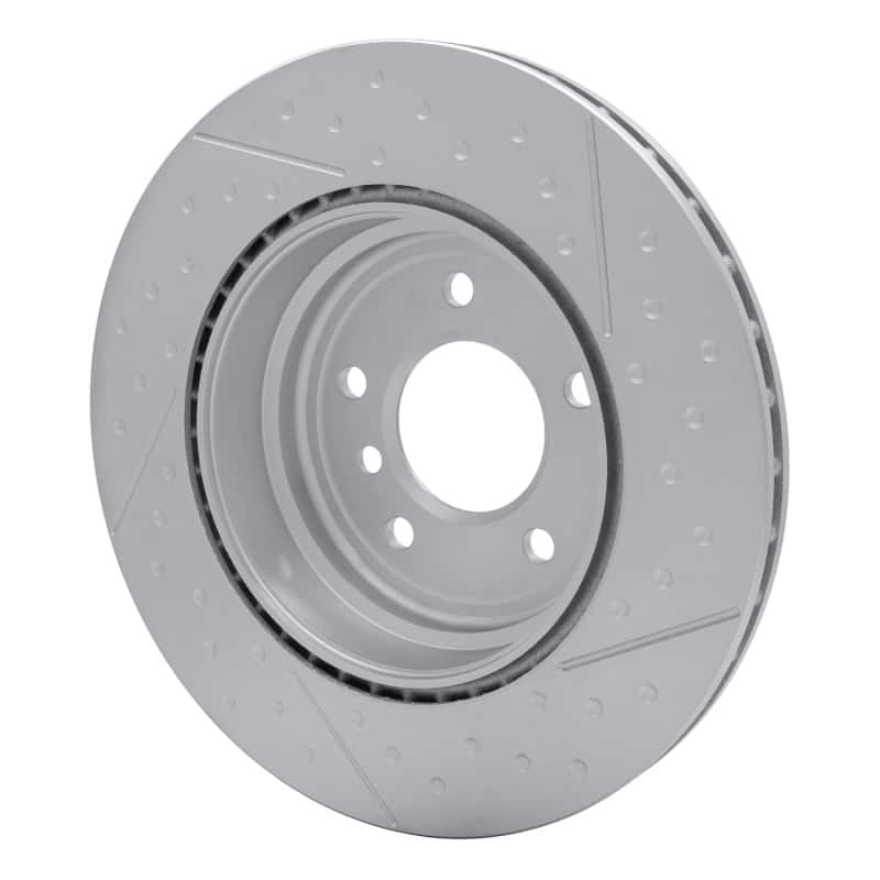 DFC — DFC 06-13 BMW 330i Rear GeoSPEC Coated Rotor - Dimpled and Slotted
DFC Brake Rotor - view 4