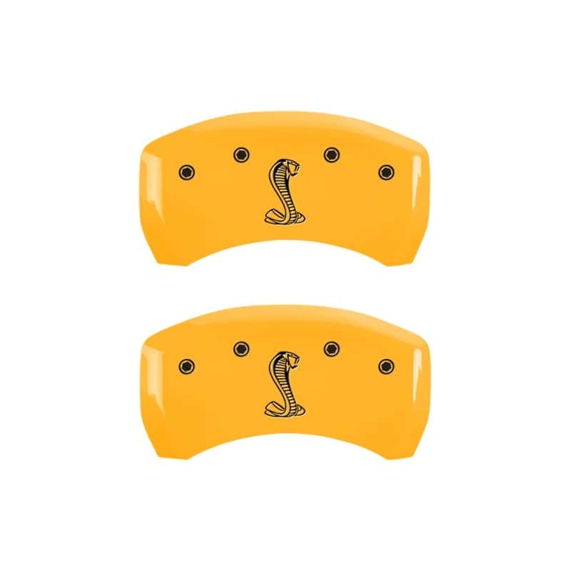 MGP — MGP Rear set 2 Caliper Covers Engraved Rear Tiffany Snake Yellow finish black ch
Caliper Covers - view 1