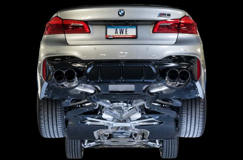 AWE Tuning — AWE Tuning 18-19 BMW F90 M5 SwitchPatch Cat-Back Exhaust- Black Diamond Tips
SwitchPath™ Exhaust - view 2