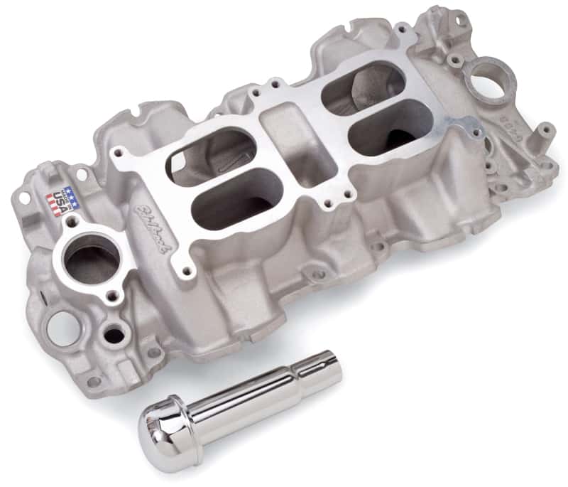 Edelbrock — Edelbrock Performer RPM Dual-Quad for Chevrolet 348/409 Win Big Block Large Port
MANIFOLD - view 4