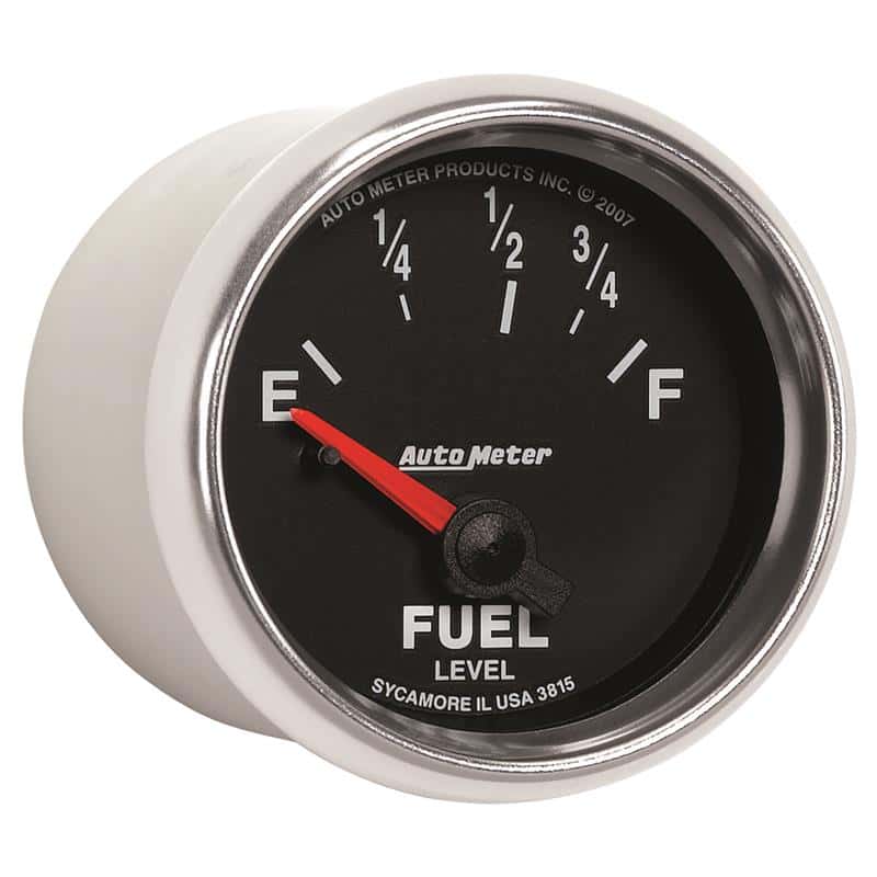 AutoMeter — AutoMeter Gauge Fuel Level 2-1/16in. 73 Ohm(e) to 10 Ohm(f) Elec Gs
2-1/16" FUEL LEVEL, - view 6