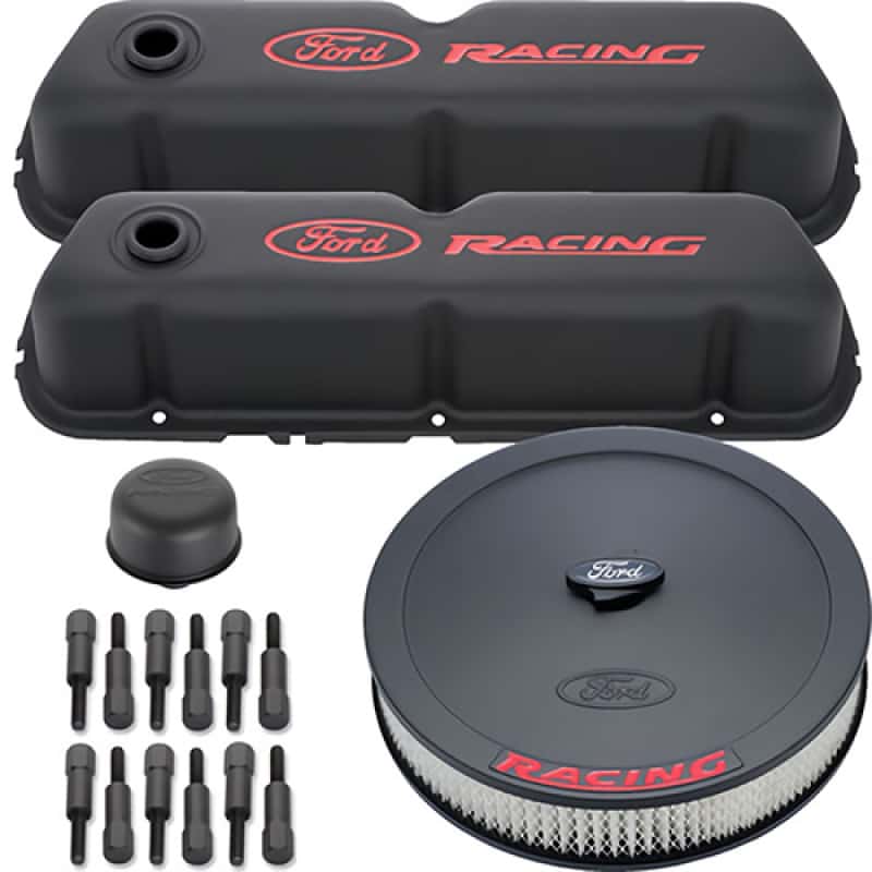 Ford Racing — Ford Racing Complete Dress Up Kit Black Crinkle Finish
Engine Dress-Up Kit - view 3