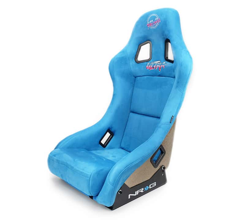 NRG — NRG FRP Bucket Seat ULTRA Edition - Medium (Blue Alcantara/Pearlized Back) - view 8