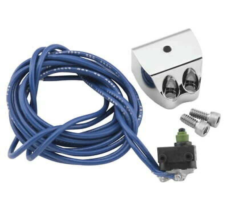 Performance Machine — Performance Machine Brake Light Switch Assembly - Black Ano - view 1