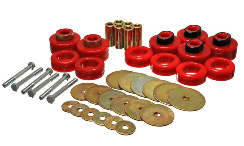 Energy Suspension — Energy Suspension Cab Mount Set - Std Cab - Red
BodyMntBshKt - view 4