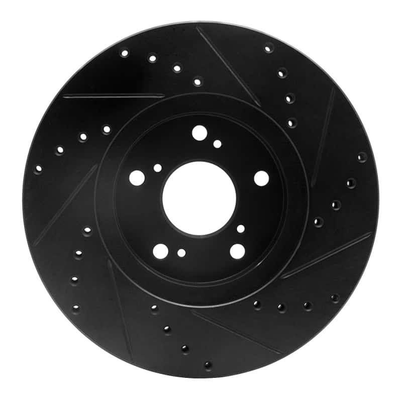 R1 Concepts — R1 04-14 Acura TSX Front Left Drilled & Slotted Black Brake Rotor
R1 Brake Rotor Drill - view 5