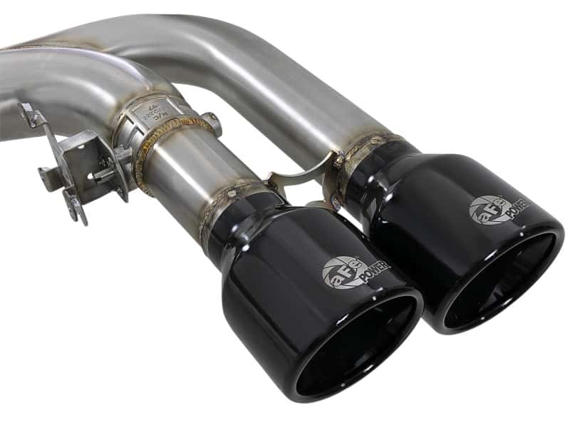 aFe — aFe MACH Force-Xp 3.5in. 304 SS C/B Exhaust w/o Muffler 15-18 BMW X5 M V8-4.4L (tt) - Black Tip
Cat-Back Exhaust - view 2
