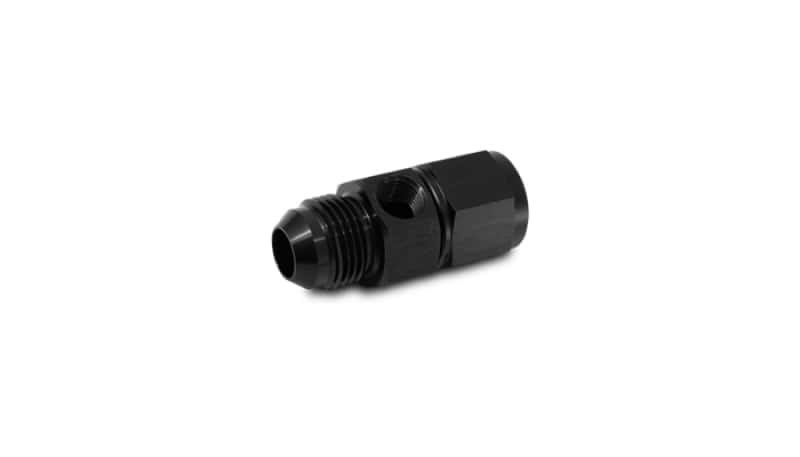 Vibrant — Vibrant -6AN Male to -6AN Female Union Adapter Fitting w/ 1/8in NPT Port
6M/FUnionW1/8"NPTPrt
-6ANMale/Fem1/8"Port
AN Fitting - view 3