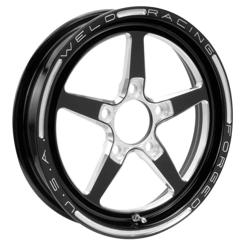 Weld — Weld Alumastar 1-Piece 15x3.5 / 5x4.5 BP / 2.25in. BS Black Wheel - Non-Beadlock
15x3.5'' Alumastar - view 1