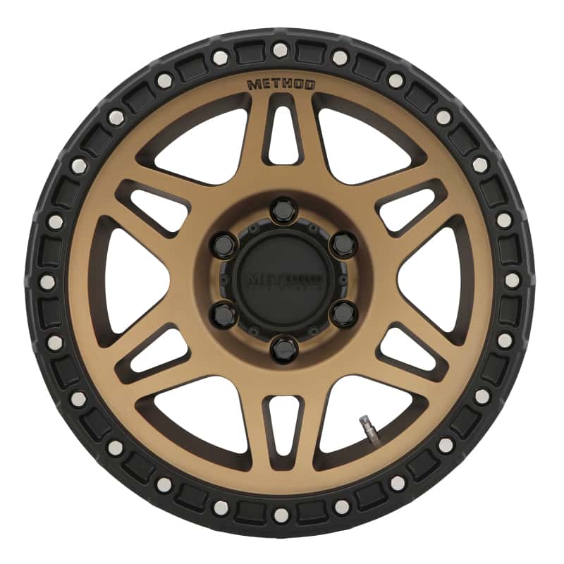 Method Wheels — Method MR312 17x9 -12mm Offset 6x5.5 106.25mm CB Method Bronze/Black Street Loc Wheel - view 2