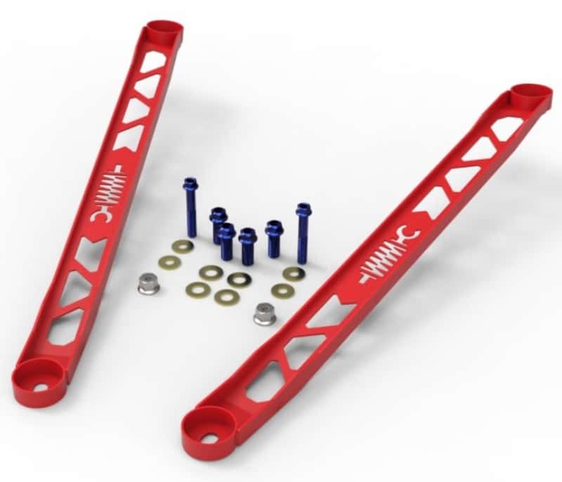 aFe — aFe CONTROL 304 Stainless Steel Front Suspension Strut Brace Red - Toyota GR Supra (A90) 20-21
Front Strut Brace - view 2
