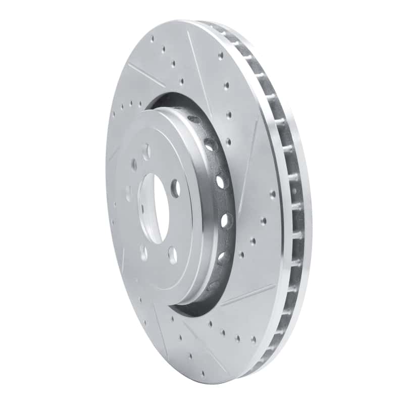 R1 Concepts — R1 14-23 Dodge Charger Front Right Drilled & Slotted Silver Brake Rotor
R1 Brake Rotor Drill - view 2