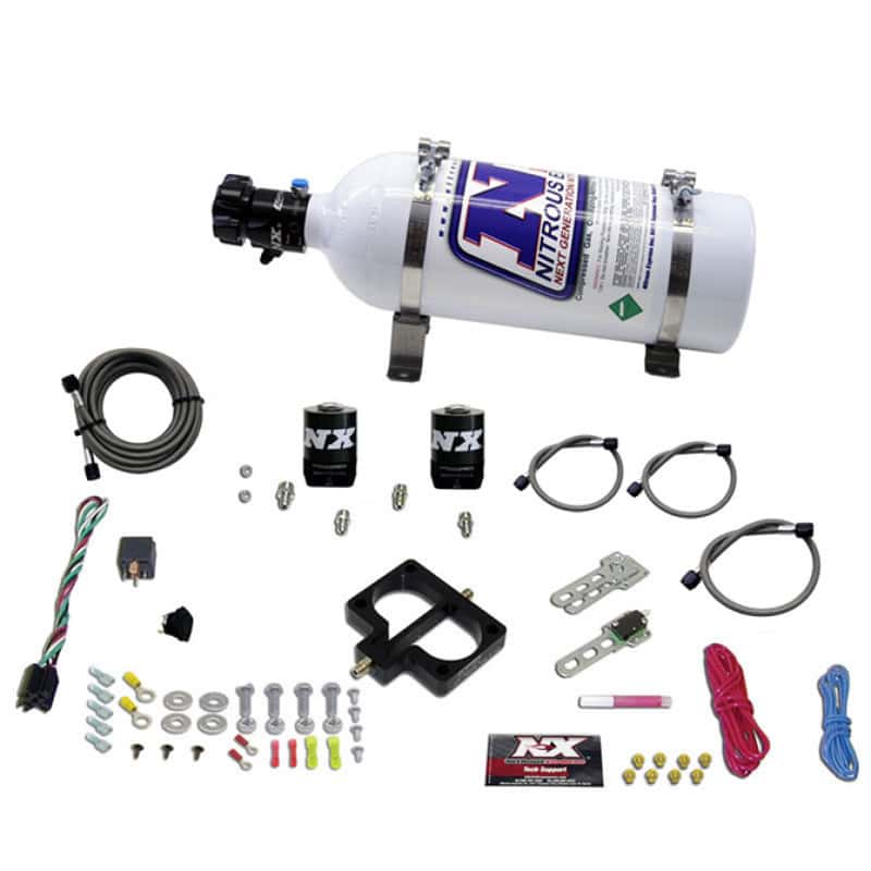 Nitrous Express — Nitrous Express Dodge TBI (Magnum) Nitrous Plate Kit (Magnum Engine) w/5lb Bottle
Injection System Kit
N2OSys - view 2