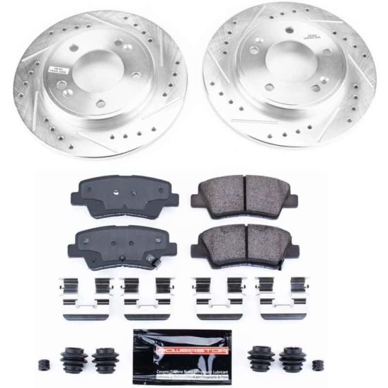 PowerStop — Power Stop 2019 Hyundai Veloster Rear Z23 Evolution Sport Brake Kit - view 1