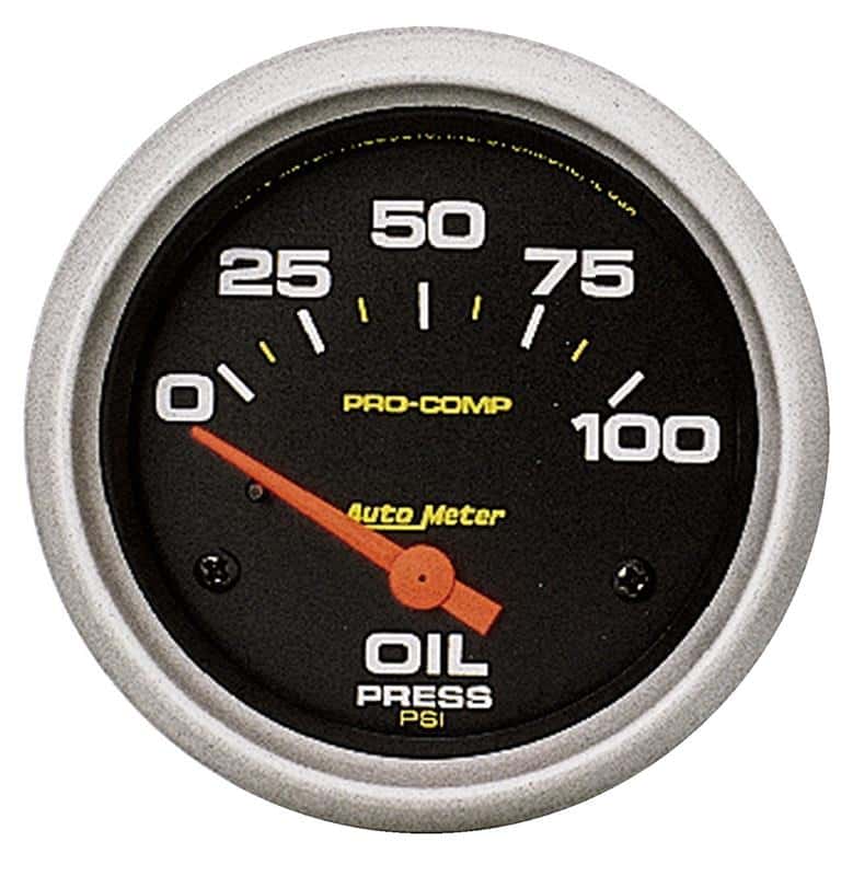 AutoMeter — Autometer Pro Comp Short Sweep Electronic 0-100 PSI Oil Pressure Gauge
2-5/8" OIL PRESS, 0- - view 2
