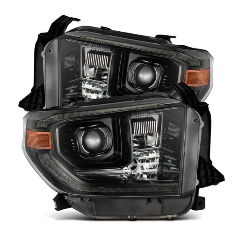 AlphaRex — AlphaRex 14-21 Toyota Tundra PRO-Series Projector Headlights Black w/Seq. Sig. + DRL
Projector Headlights - view 1