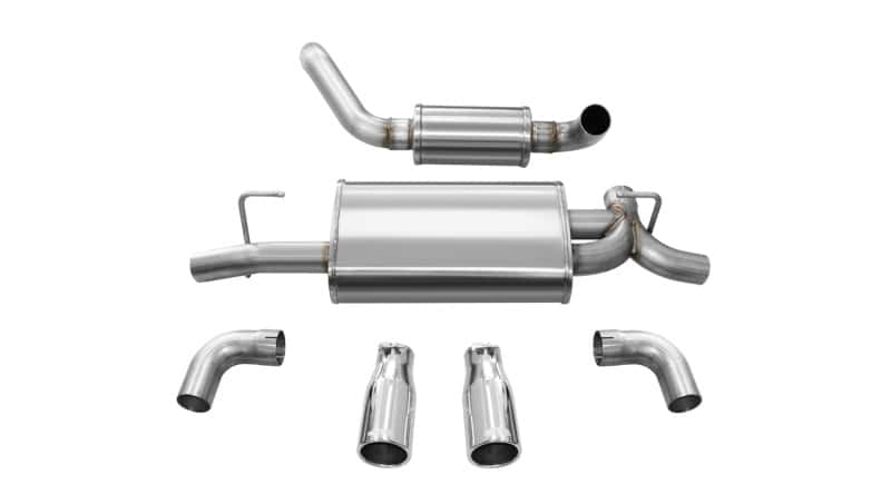 CORSA Performance — Corsa 2018-2025 Jeep Wrangler JL 2.5in Dual Rear Exit Polished Tips Touring Axle-Back Exhaust
cor21016
Exhaust - view 5
