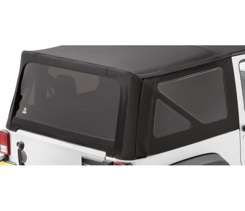 Bestop — Bestop 07-09 Jeep Wrangler JK 2-Door Window Set (Premium Black Twill)
Window Set - view 1