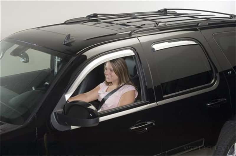 Putco — Putco 07-14 Chevrolet Tahoe (Set of 4) Element Chrome Window Visors
Side Window Vent - view 1