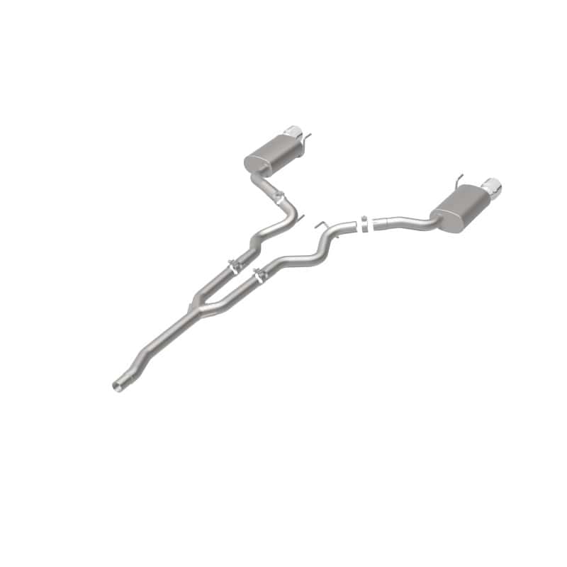 Magnaflow — MagnaFlow Cat Back, SS, 2.5in, Street, Dual Split Polished 4.5in Tips 2015 Ford Mustang Ecoboost
Cat-Back - view 14