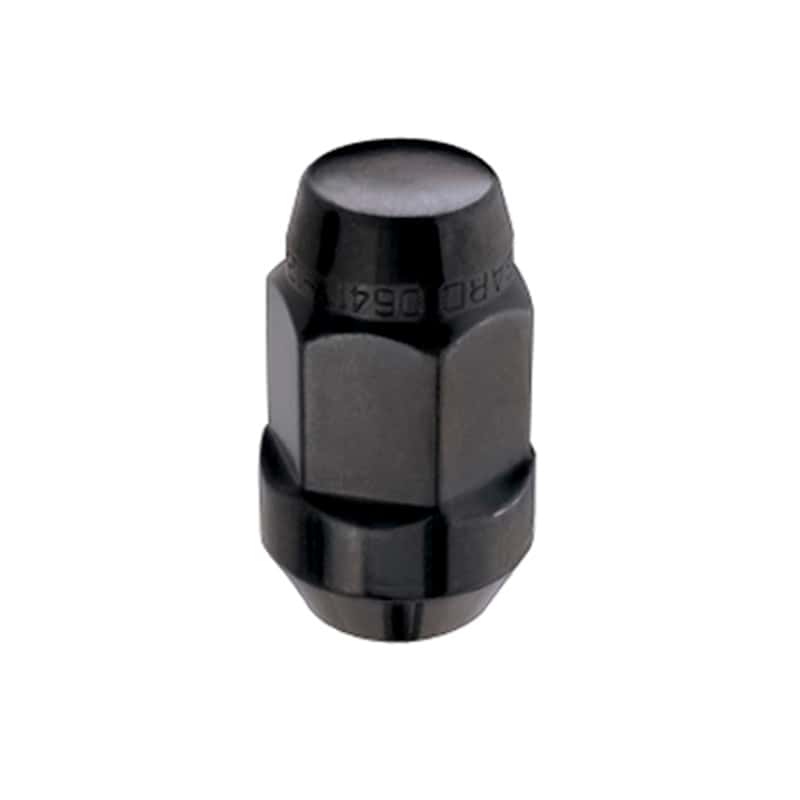 McGard — McGard Hex Lug Nut (Cone Seat Bulge Style) M14X1.5 / 22mm Hex / 1.635in. Length (Box of 144) - Black - view 2