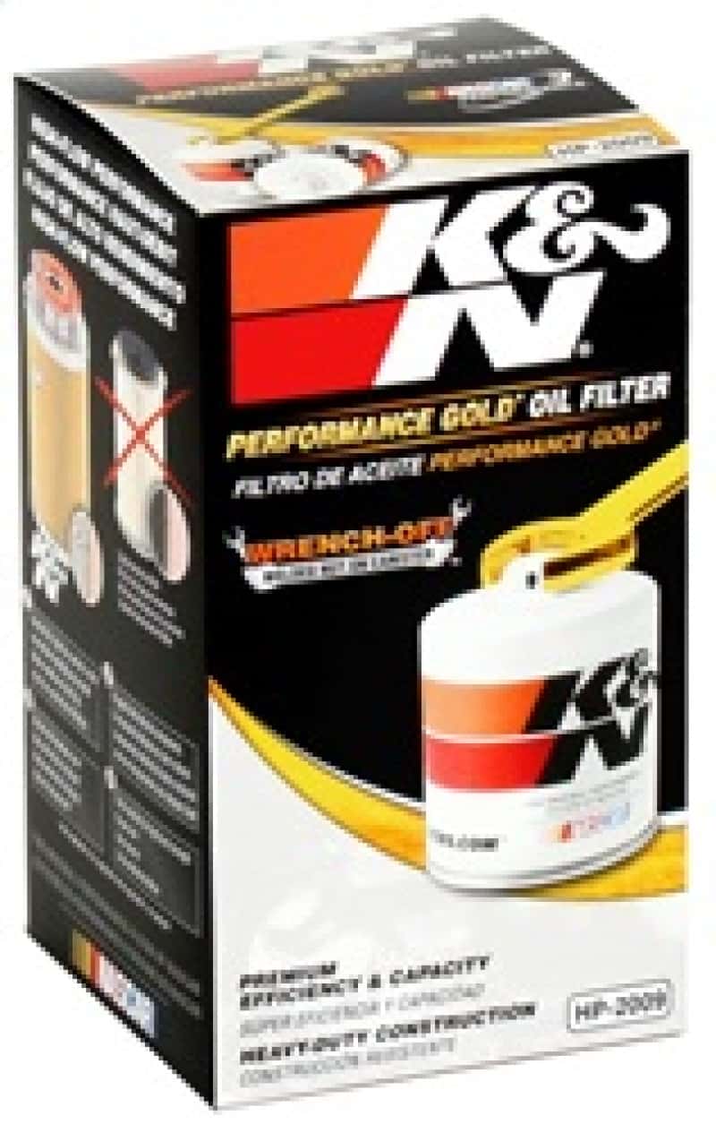K&N Engineering — K&N 03-05 Neon SRT-4 / Lotus Elise Performance Gold Oil Filter - view 8