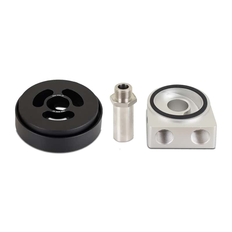 Mishimoto — Mishimoto FR-S/BR-Z/GT86 Non-Thermostatic Plate and Adapter Silver
Oil Cooler Adapter - view 1