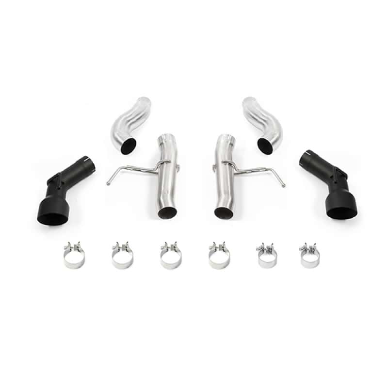 Mishimoto — Mishimoto 2016+ Chevrolet Camaro 2.0T Dual-Tip Race Axle-Back Exhaust w/ Black Tips - view 1