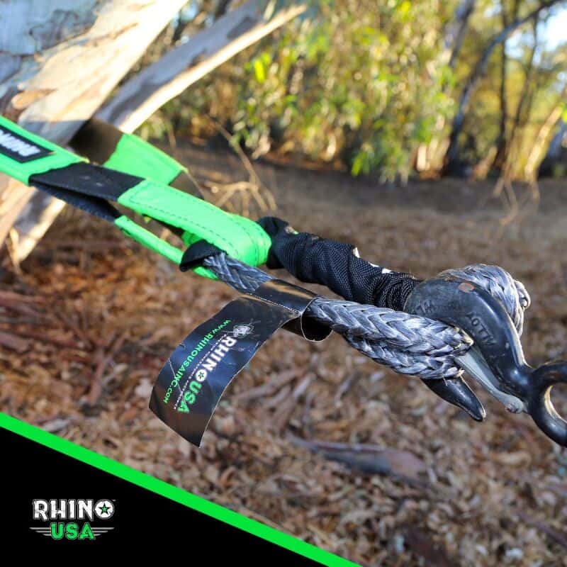 Rhino USA — Rhino USA Synthetic Soft Shackle (2Pk 3/8InX22In) (Green)
Winch Shackle - view 6