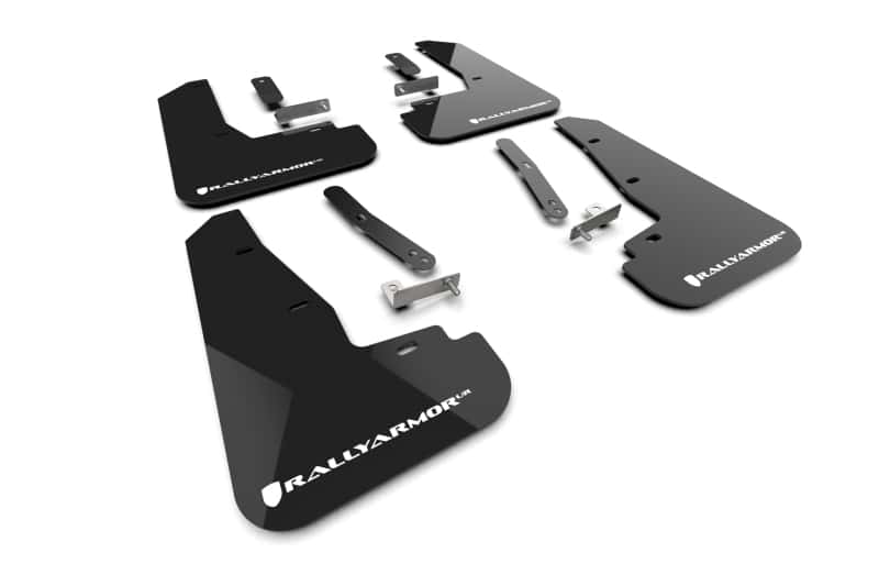 Rally Armor — Rally Armor 25-26 Kia EV6 Base Light/GT/GT-Line Black Mud Flap - White Logo
Mud Flap - view 1