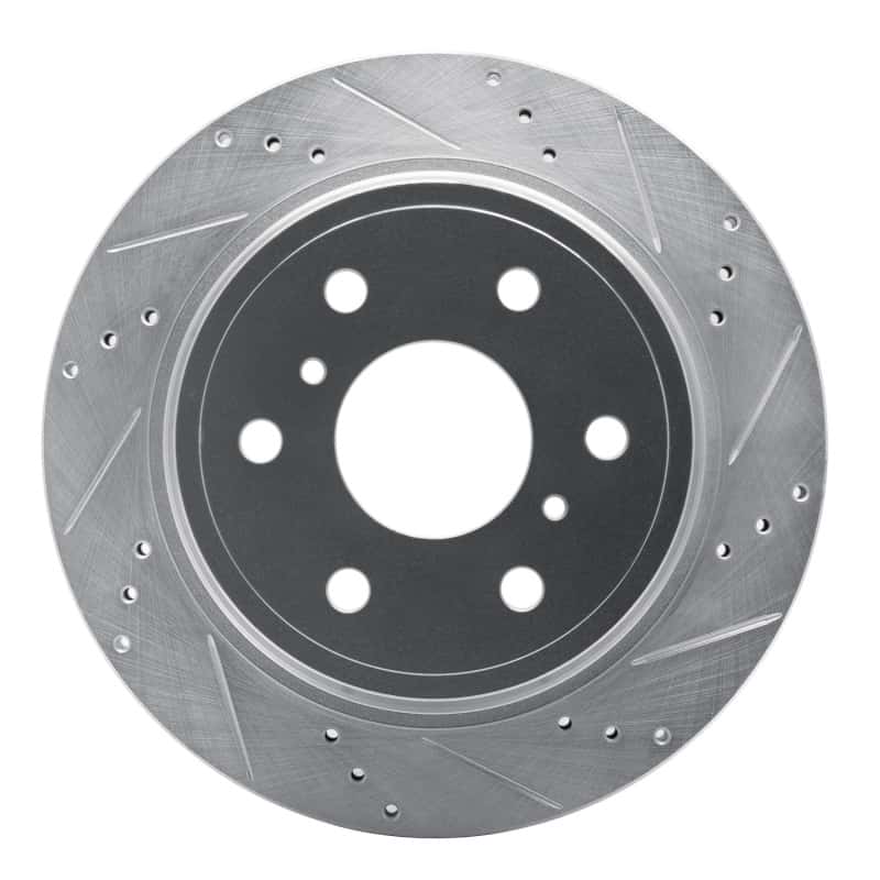 DFC — DFC 07-20 Cadillac Escalade Rear Right Drilled & Slotted Silver Brake Rotor - view 1