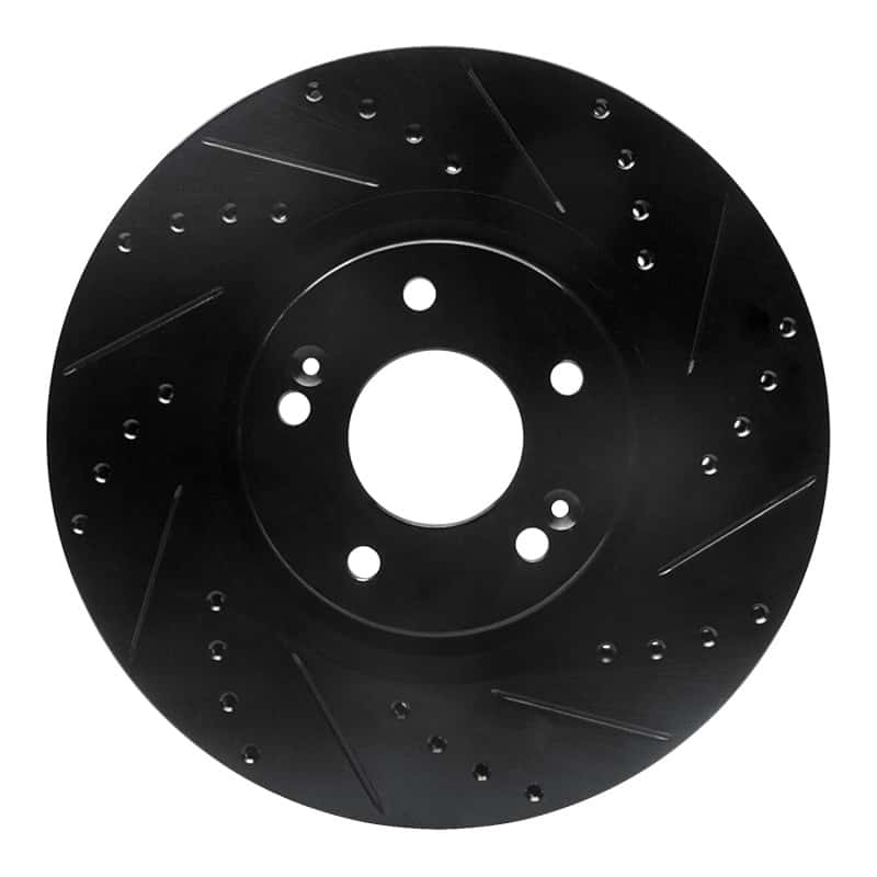 R1 Concepts — R1 15-21 Kia Sedona Front Right Drilled & Slotted Black Brake Rotor
R1 Brake Rotor Drill - view 1