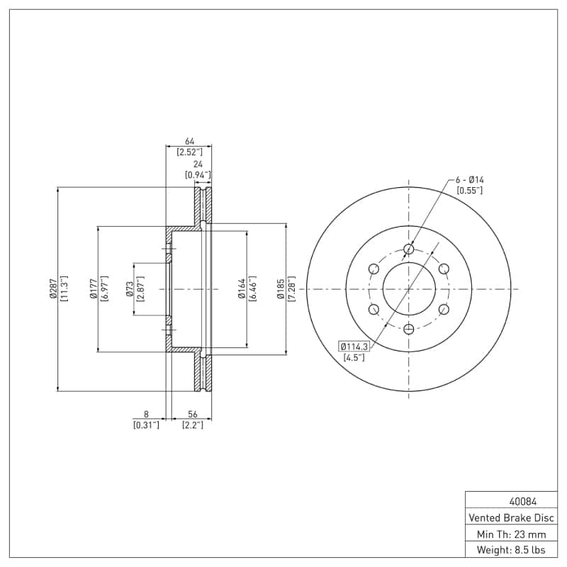 DFC — DFC 97-02 Dodge Dakota RWD Front GeoSPEC Coated Rotor
DFC Brake Rotor - view 6