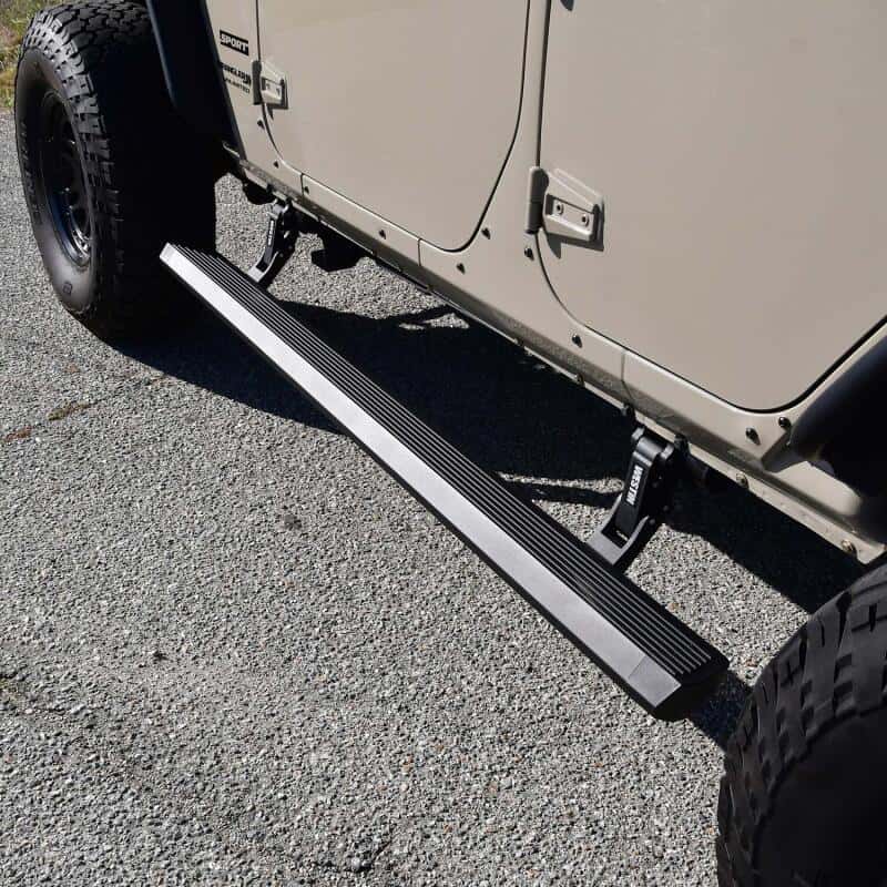 Westin — Westin 07-18 Jeep Wrangler JK Unlimited Pro-e Electric Running Boards - Textured Black
Running Boards - view 5