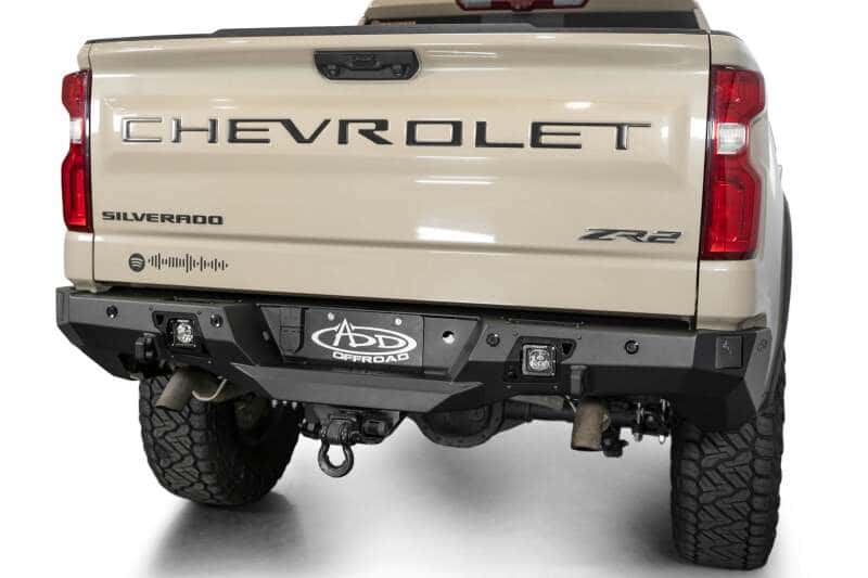 Addictive Desert Designs — Addictive Desert Designs 2022+ Chevy/GMC 1500 Stealth Fighter Rear Bumper
Bumper- Rear - view 23