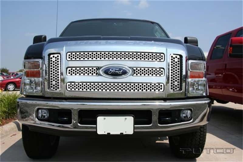 Putco — Putco 08-10 Ford SuperDuty (Will not Fit XL/FX4) Punch Stainless Steel Grilles
Grille Insert - view 1