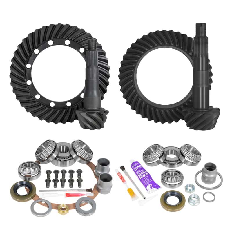 Yukon Gear & Axle — Yukon Ring & Pinion Gear Kit Front & Rear for Toyota 9.5/8R Diff (w/o Factory Locker) 5.29 Ratio
Gear Kit Package - view 1